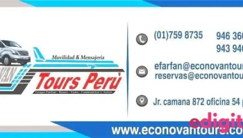 Econovan Tours Perú Sac - San Isidro 15047