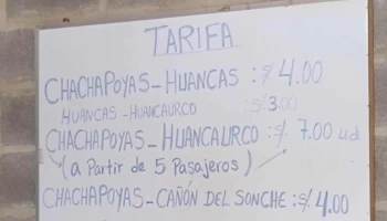 Terminal Huancas - Cruce Con Jr