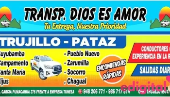 Transportes Dios Es Amor (puebll Nuevo) - Perú