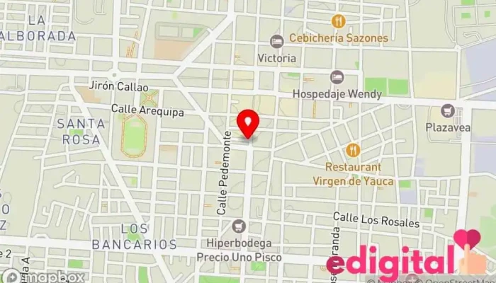 mapa de . Farmacia en Pisco