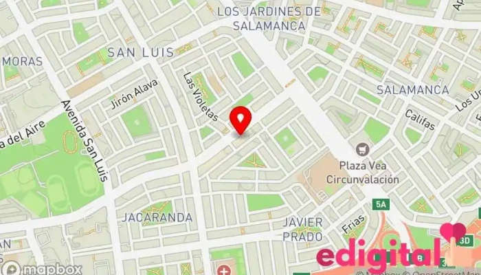 mapa de Agricare SAC Farmacia veterinaria en Lima