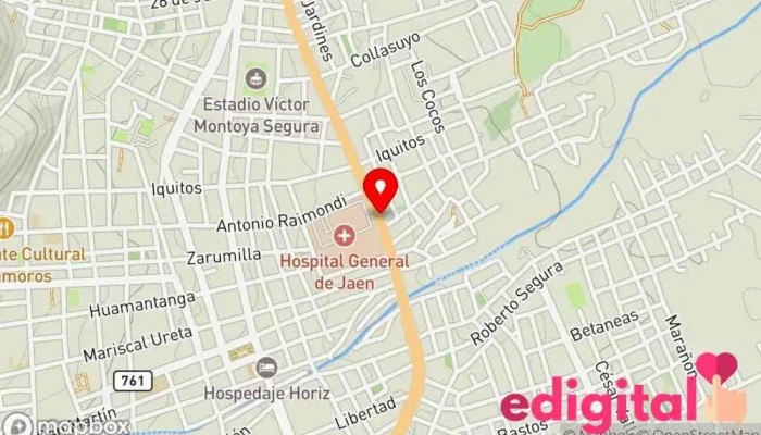 mapa de Agroveterinaria Campomond S.A.C. Farmacia veterinaria en Jaén