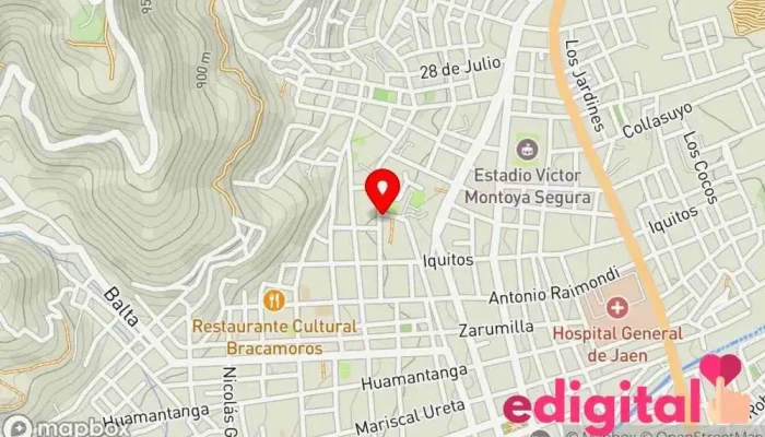 mapa de Alimentos Estela (balanceados) Farmacia veterinaria en Jaén