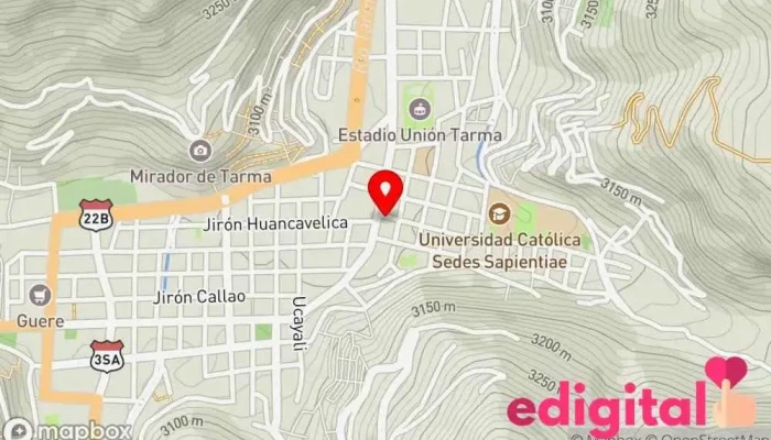 mapa de Alófarma Farmacia en Tarma