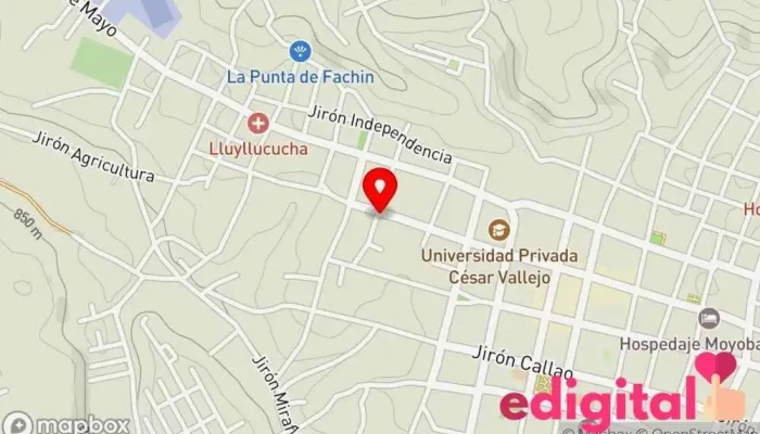 mapa de ALVI FARMA Farmacia en Moyobamba