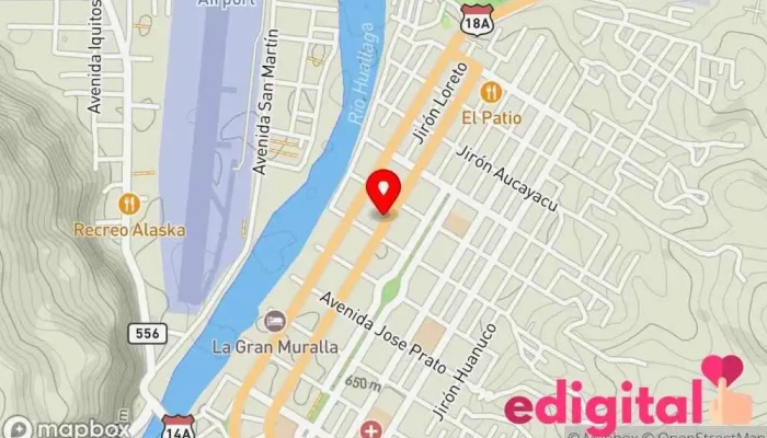 mapa de AlysfArmA Farmacia en Tingo María