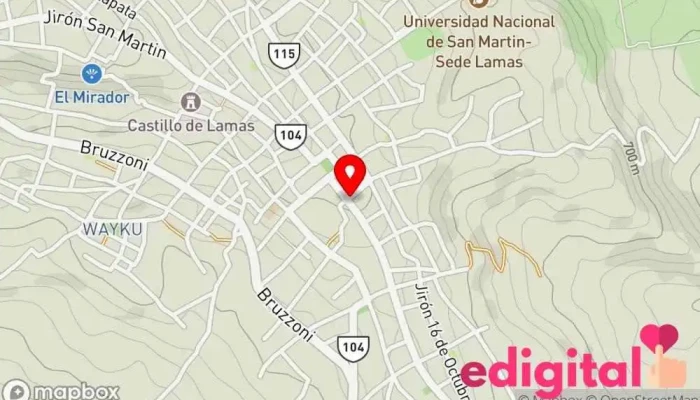 mapa de Arcangel Farmacia en Lamas