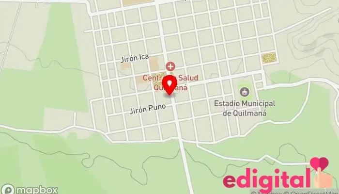 mapa de Av. Lima 354 Farmacia en Quilmaná