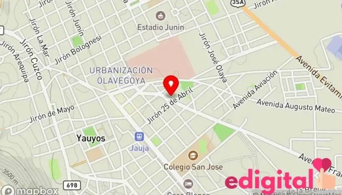 mapa de Botica - Maryte Farmacia en Jauja