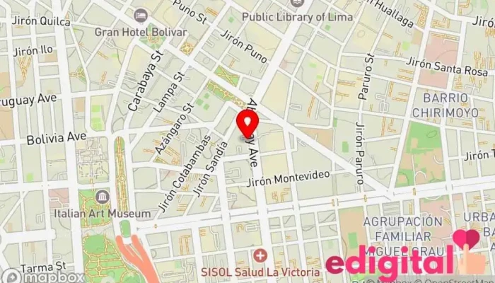 mapa de BOTICA 2000 Farmacia en Lima