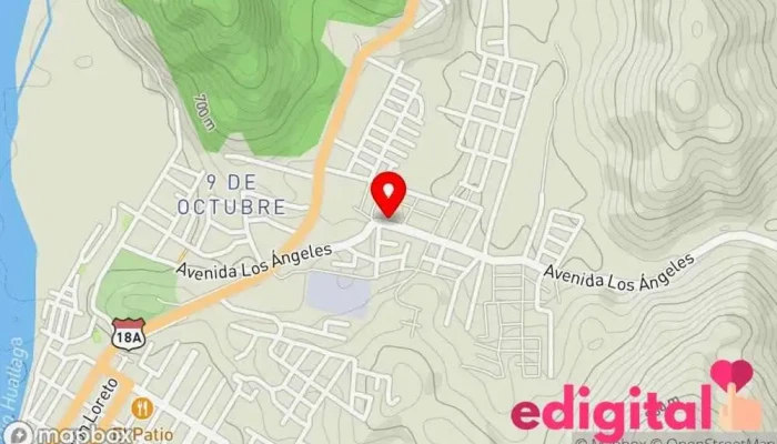 mapa de Botica Aaron Farma Farmacia en Av. Hipólito Tuesta