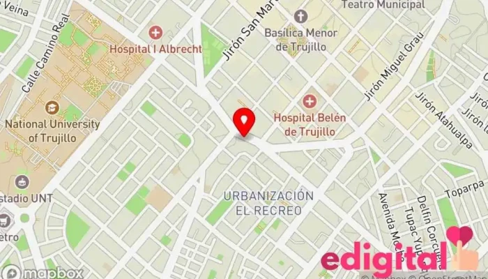 mapa de BOTICA ADONAIFARMA Farmacia en Trujillo