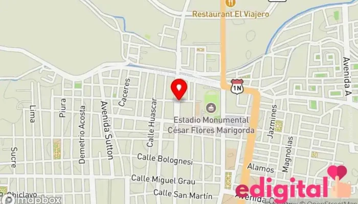 mapa de Botica Analy Farma Farmacia en Lambayeque