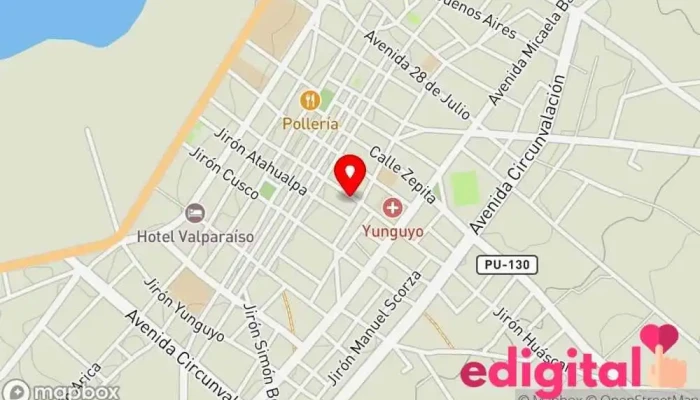 mapa de Botica Angeles Farmacia en Yunguyo