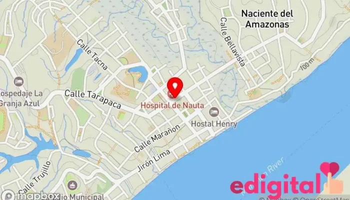 mapa de Botica Arisan Farma Tienda de comestibles, periódicos y medicamentos en Nauta