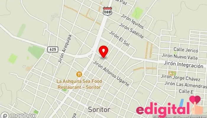 mapa de BOTICA AUROFARMA Farmacia en Soritor