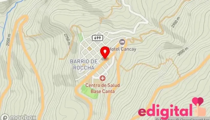 mapa de Botica Bazar Rosita Farmacia en Canta