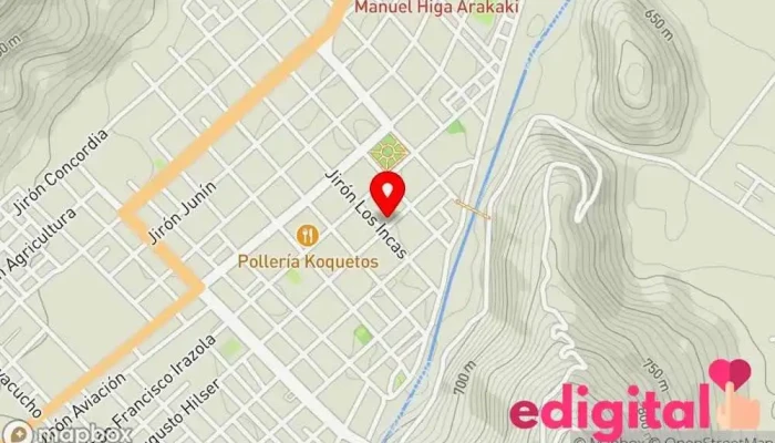mapa de Botica BETZY Farmacia en Satipo