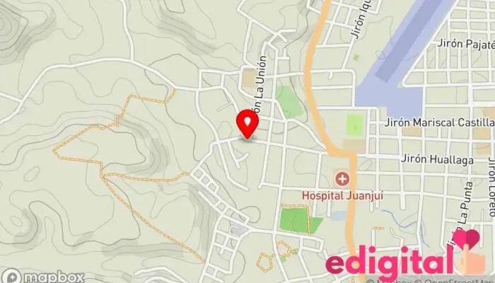 mapa de Botica Bio Farma Farmacia en Juanjuí