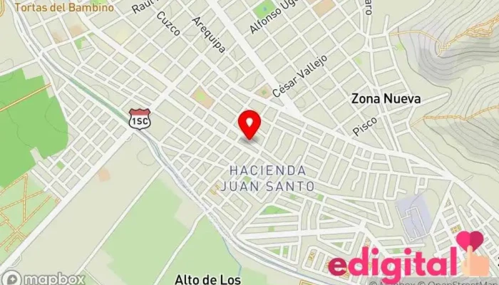 mapa de Botica Celeste Farmacia en Ica