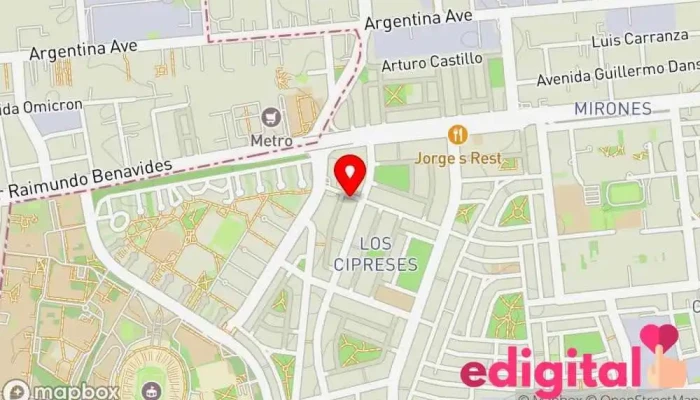 mapa de Botica Cipreses Farmacia en Lima