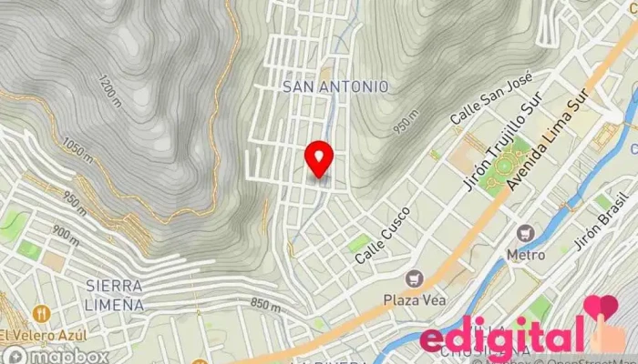 mapa de Botica Comercial MIA Farmacia en Lurigancho-Chosica