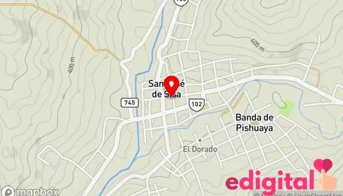 mapa de Botica Corazón De Jesús Farmacia en San José de Sisa