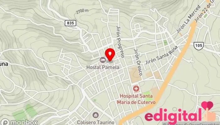 mapa de Botica Cusma Farmacia en Cutervo