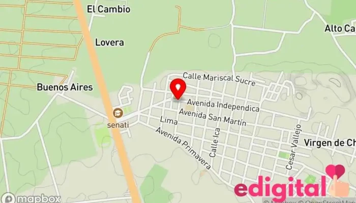 mapa de Botica de la Amistad Farmacia en Ica