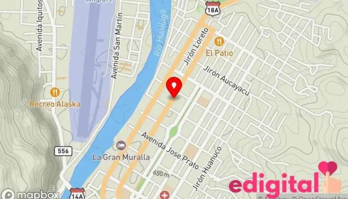 mapa de BOTICA DERMOLAB Tienda de comestibles, periódicos y medicamentos en Tingo María