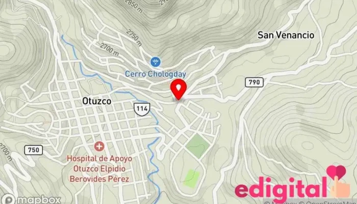 mapa de BOTICA DIANITA Farmacia, Tienda de artículos para bebés, Tienda de comestibles, periódicos y medicamentos, Farmacia homeopática, Grupo médico, Tienda de fármacos orgánicos, Perfumería en Otuzco