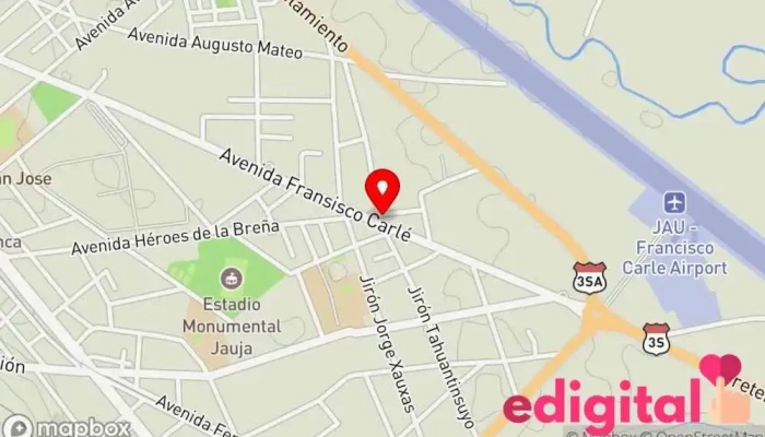 mapa de Botica Diogo Farmacia en Jauja
