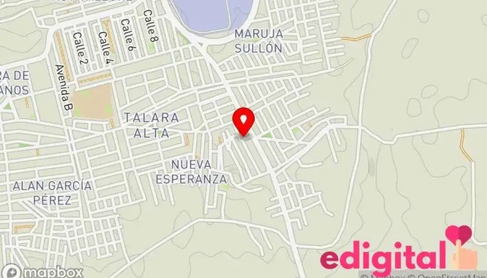 mapa de Botica Dios da Vida Farmacia en Talara