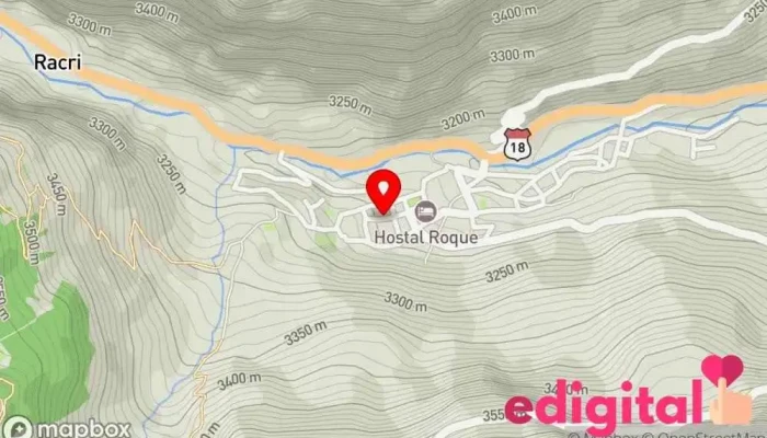 mapa de Botica Dios es Amor Farmacia en Yanahuanca
