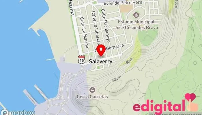 mapa de Botica Don Lalo Farmacia en Salaverry