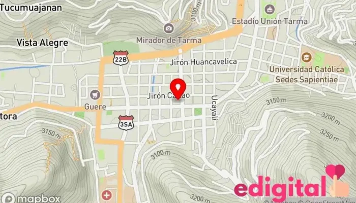 mapa de Botica Ebenezer, tarma Farmacia en Tarma