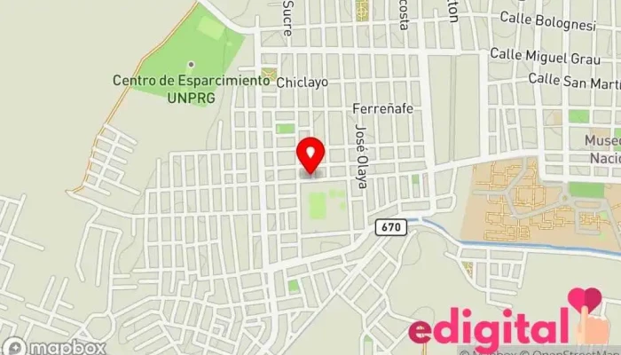 mapa de Botica Econosalud Farmacia en Lambayeque