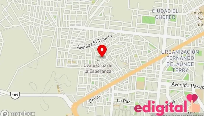 mapa de Botica El Ovalo Farmacia en Chiclayo