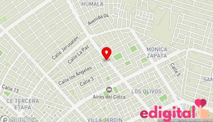 mapa de BOTICA EL ROSAL Farmacia en Piura