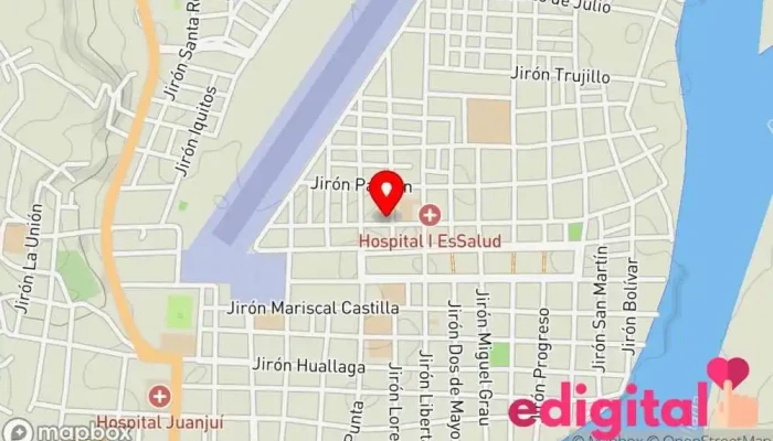 mapa de Botica El Salvator Farmacia en Juanjuí