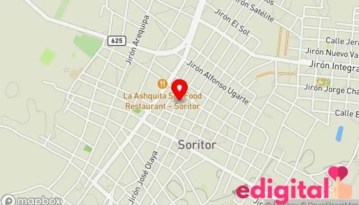 mapa de Botica Emifarma Farmacia en Soritor