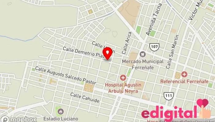 mapa de “Botica FAR”. Medicamentos y Bazar Farmacia en Ferreñafe