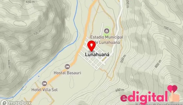 mapa de Botica Farma Lunahuaná Farmacia en Lunahuaná