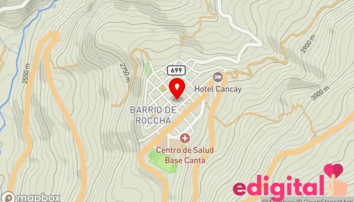 mapa de Botica Farmacia Farmacia en Canta