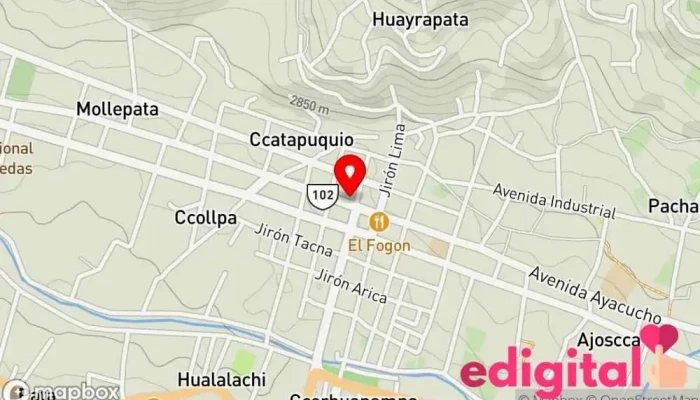 mapa de BOTICA FARMAPERÚ G&M Farmacia en Andahuaylas