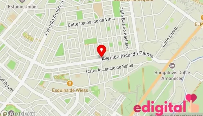 mapa de Botica Farmasalud Farmacia en Trujillo