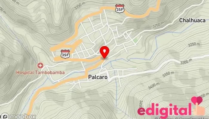 mapa de BOTICA FARMAVIDA Farmacia en Tambobamba