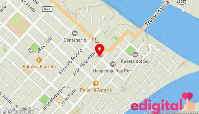 mapa de BOTICA FAZA Farmacia en Puerto Maldonado