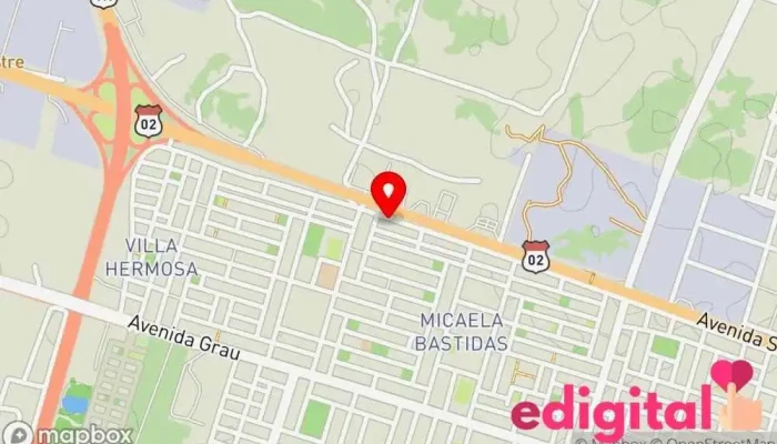mapa de Botica Felicidad Farmacia en Piura
