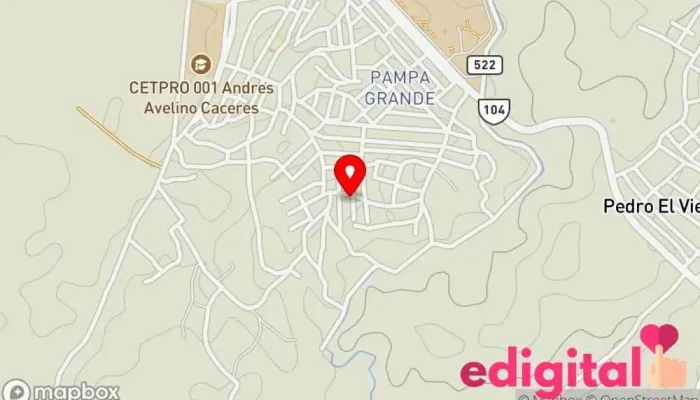 mapa de Botica Felicidad Farmacia en Tumbes